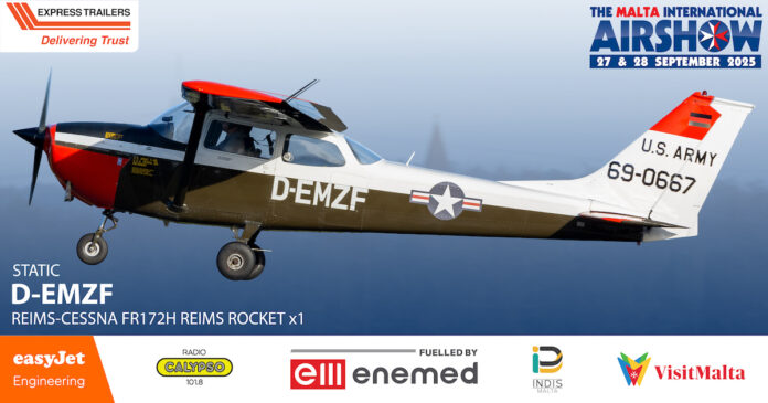 Reims FR172 Rocket joins the static show at the Airshow