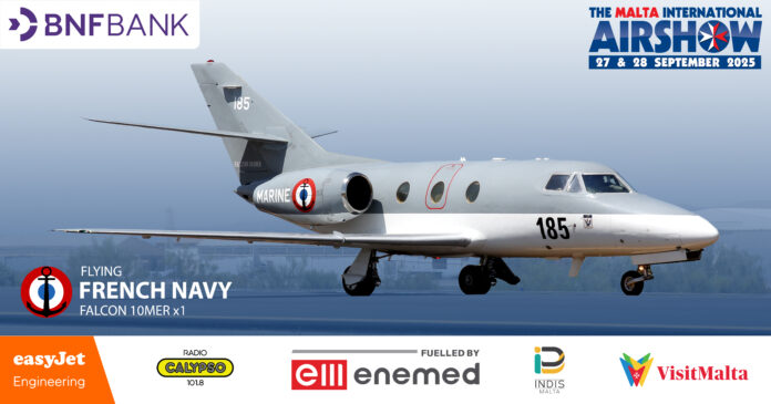French Navy joins the flying display for the Malta Airshow