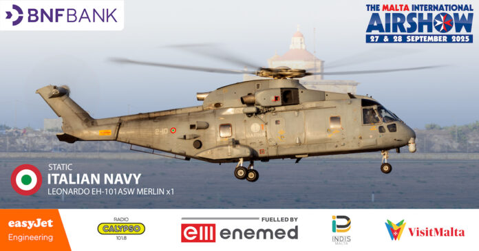 EH101 Merlin to represent Italian Navy at Airshow