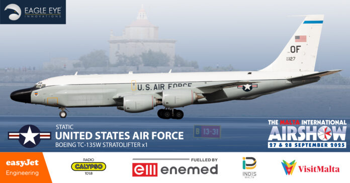 The TC-135W from the USAF joins the static line up