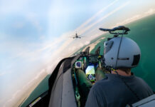 Lockheed Martin Awarded Contract to Implement Software Upgrade for F-16 Flight Training in the Republic of Korea Lockheed Martin demonstrates the realistic training environment and mission capabilities of the F-16 Block 70 full mission simulator. Photo: Lockheed Martin