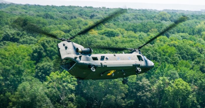 U.S. Army Orders Nine Boeing CH-47F Block II Chinooks