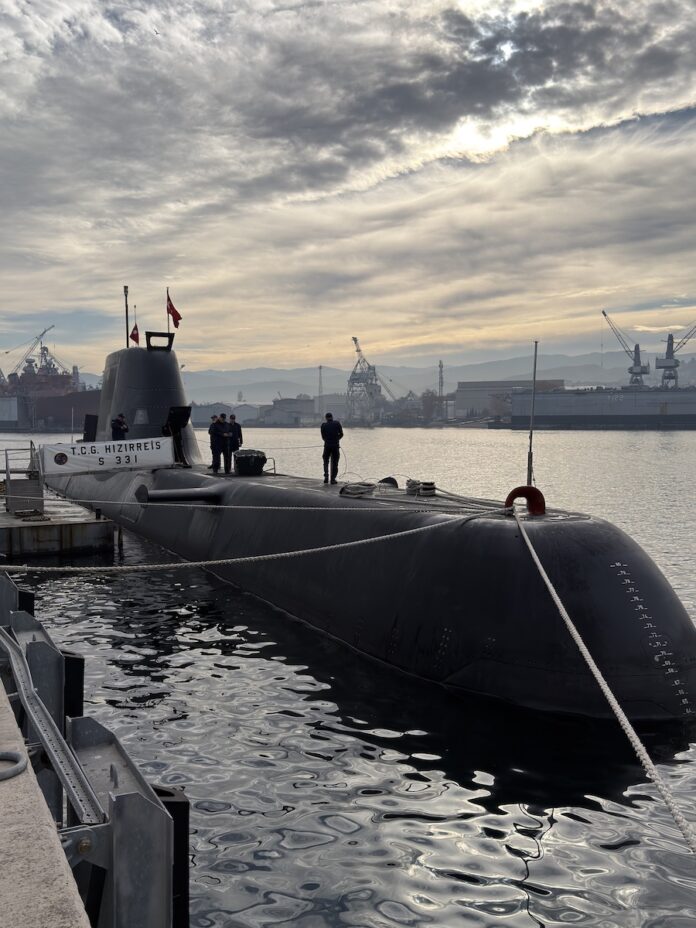 Second Reis Class submarine handed over to the Turkish navy