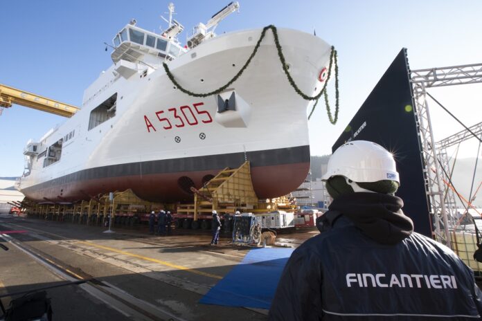 The Italian Navy's Hydro-Oceanography ship 