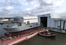 Austal USA launches 2nd Navy T-ATS, USNS Solomon Atkinson Austal USA launches 2nd Navy T-ATS, USNS Solomon Atkinson