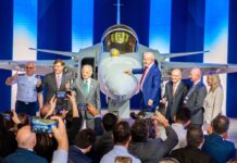 First Gripen E fighter produced in Brazil is unveiled First Gripen E fighter produced in Brazil is unveiled