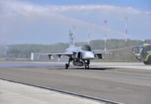 Hungary receives two new Gripen fighters The Hungarian Defence Forces celebrated the reception of two new Gripen C fighters, to be operated by the 101st Aviation Wing, based at Kecskemét Air Base, Hungary.
